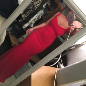 Windsor Red Formal Maxi Dress